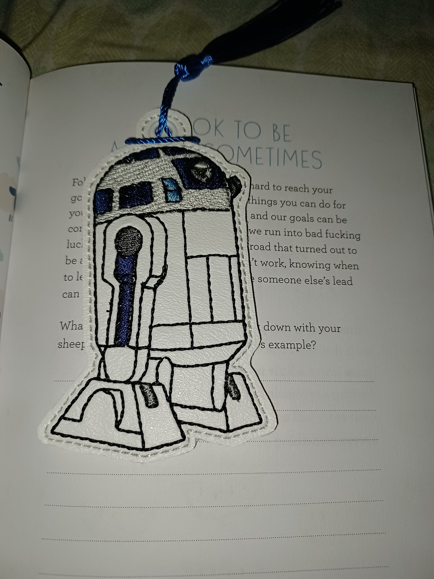 R2D2 Droid Bookmark