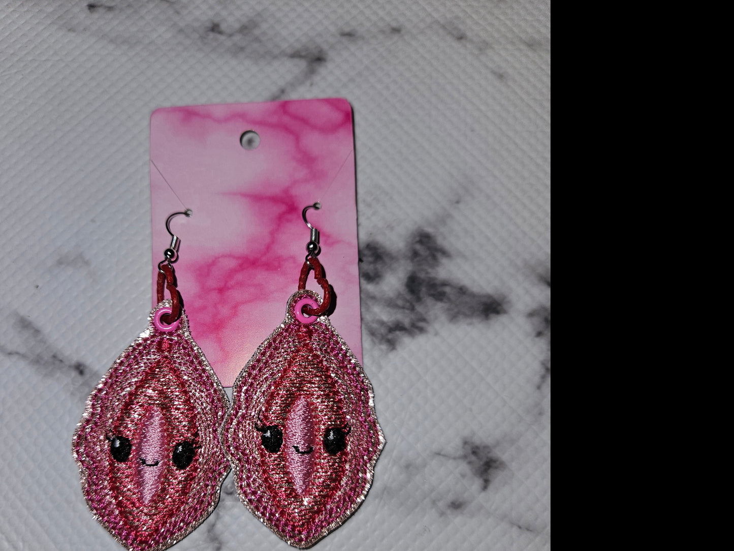 Happy Vagina Dangle Earrings