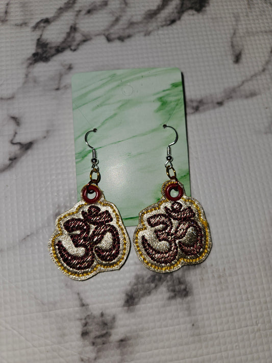 Om Dangle Earrings