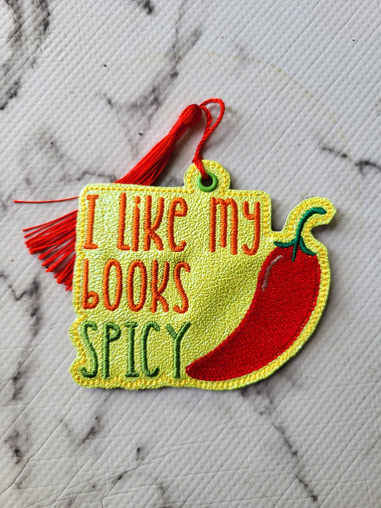 I Like My Books Spicy Bookmark