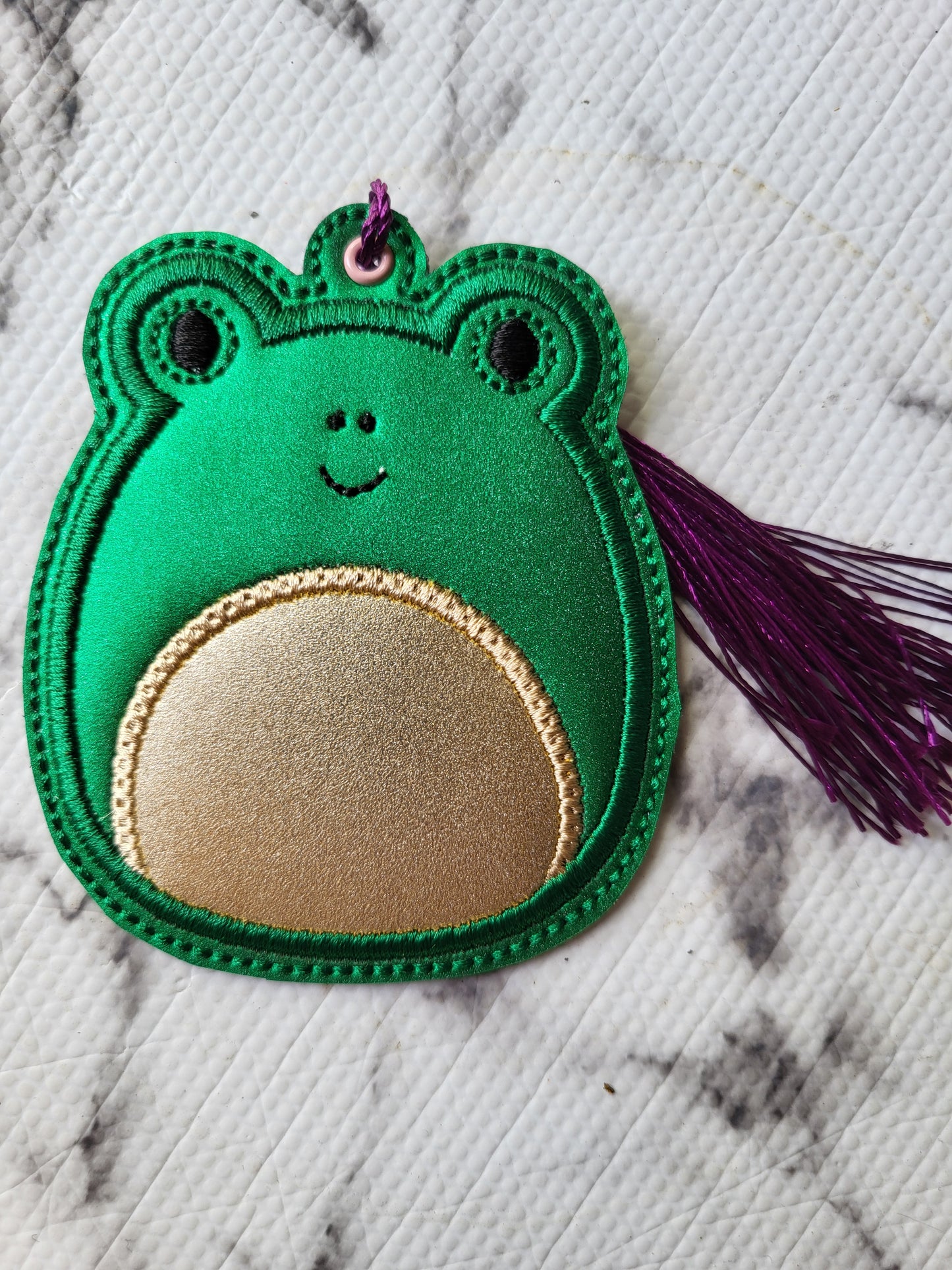 Froggy Squish Bookmark