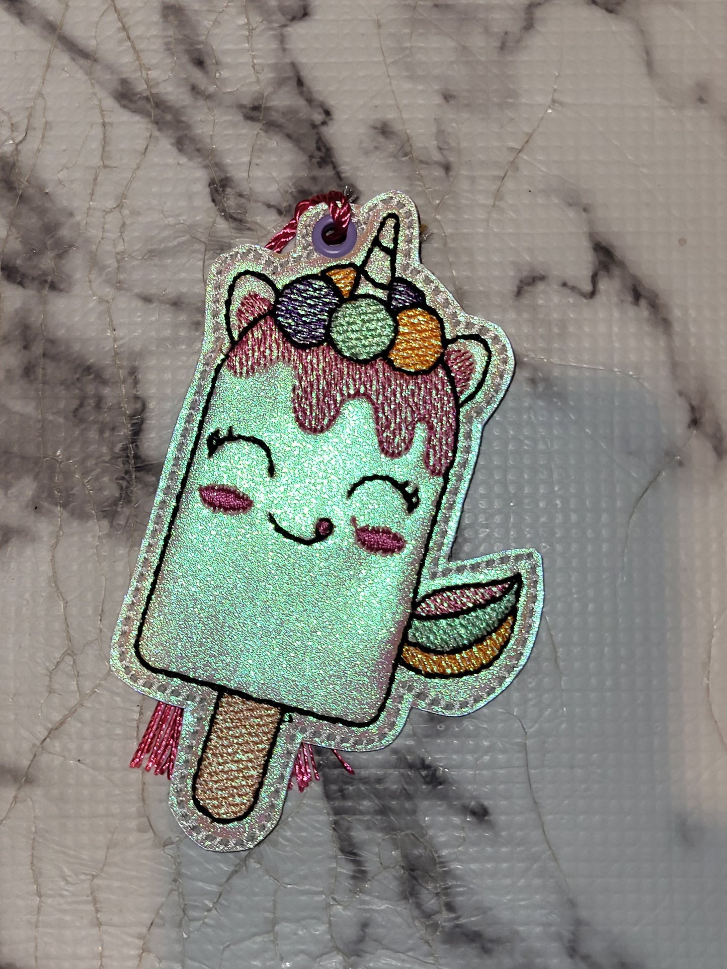 Unicorn Popsicle Bookmark