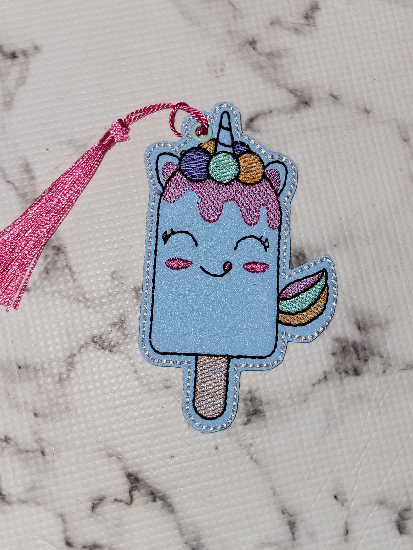 Unicorn Popsicle Bookmark