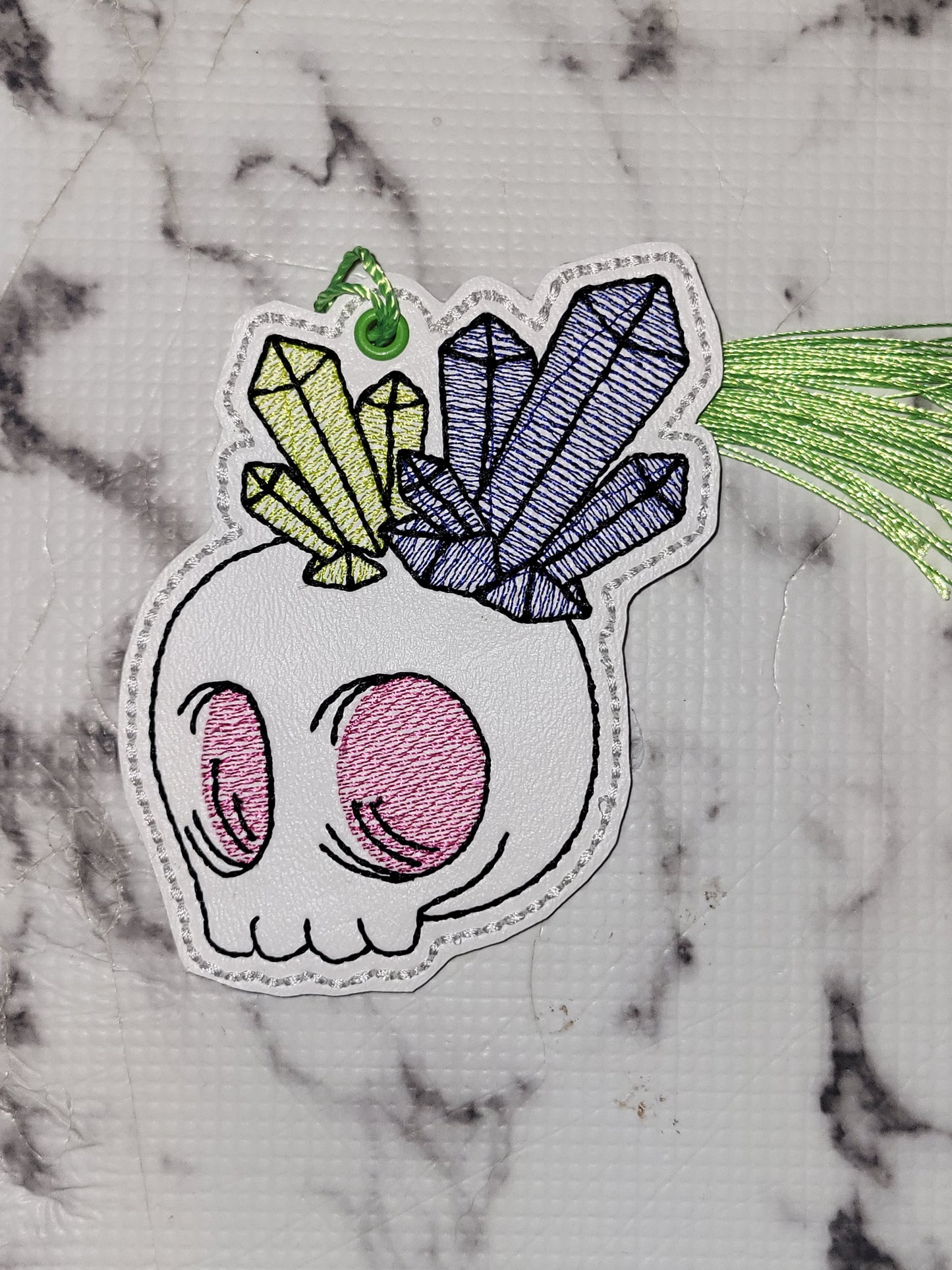 Crystalized Skull Bookmark