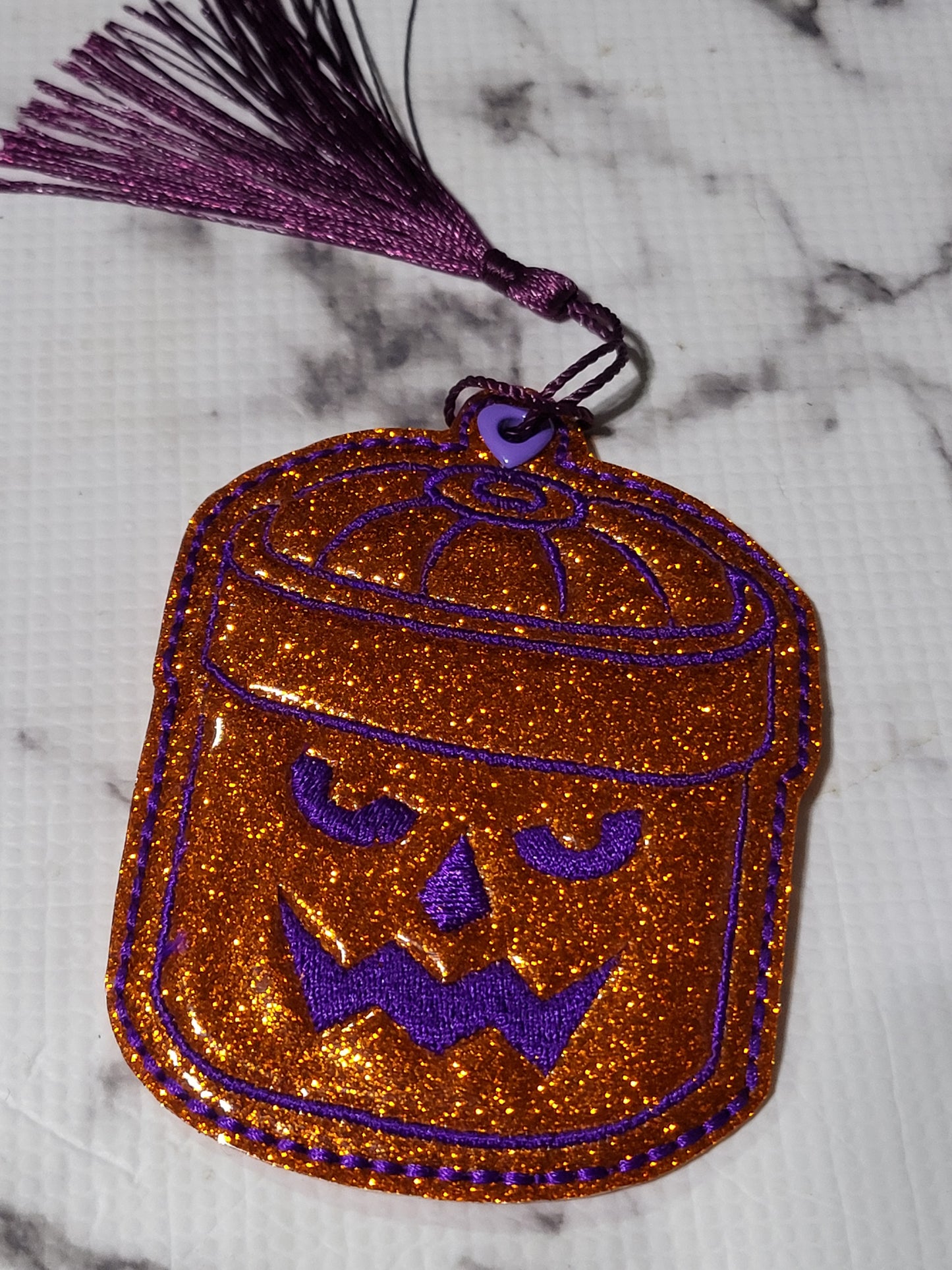 Pumpkin Boo Bucket Bookmark