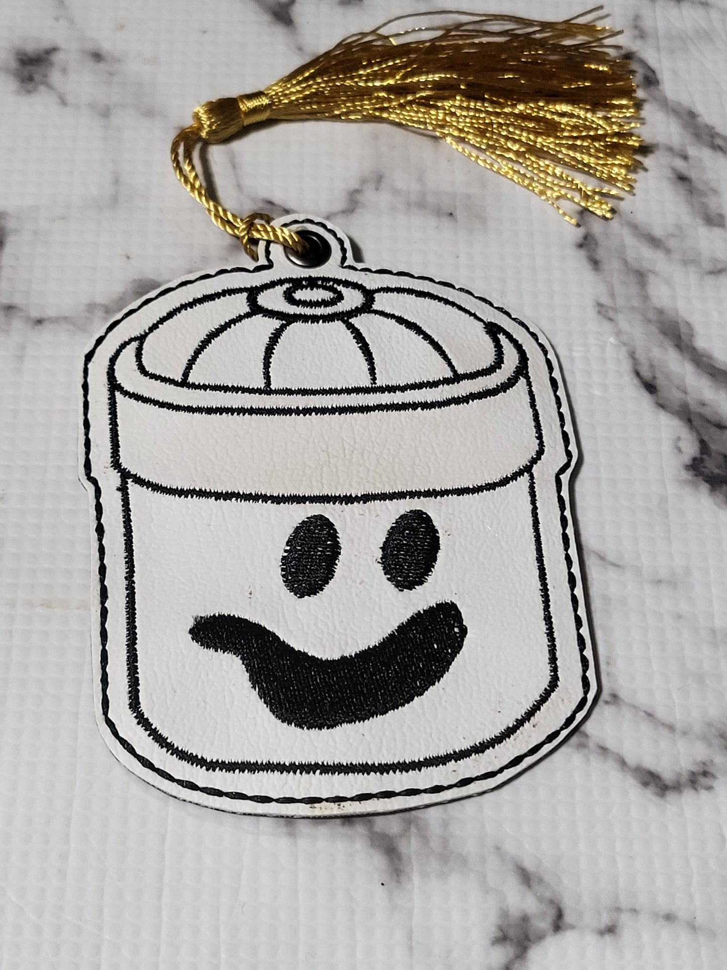 Ghost Boo Bucket Bookmark