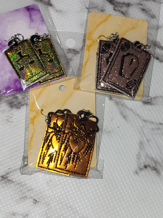 Tarot Card Earrings