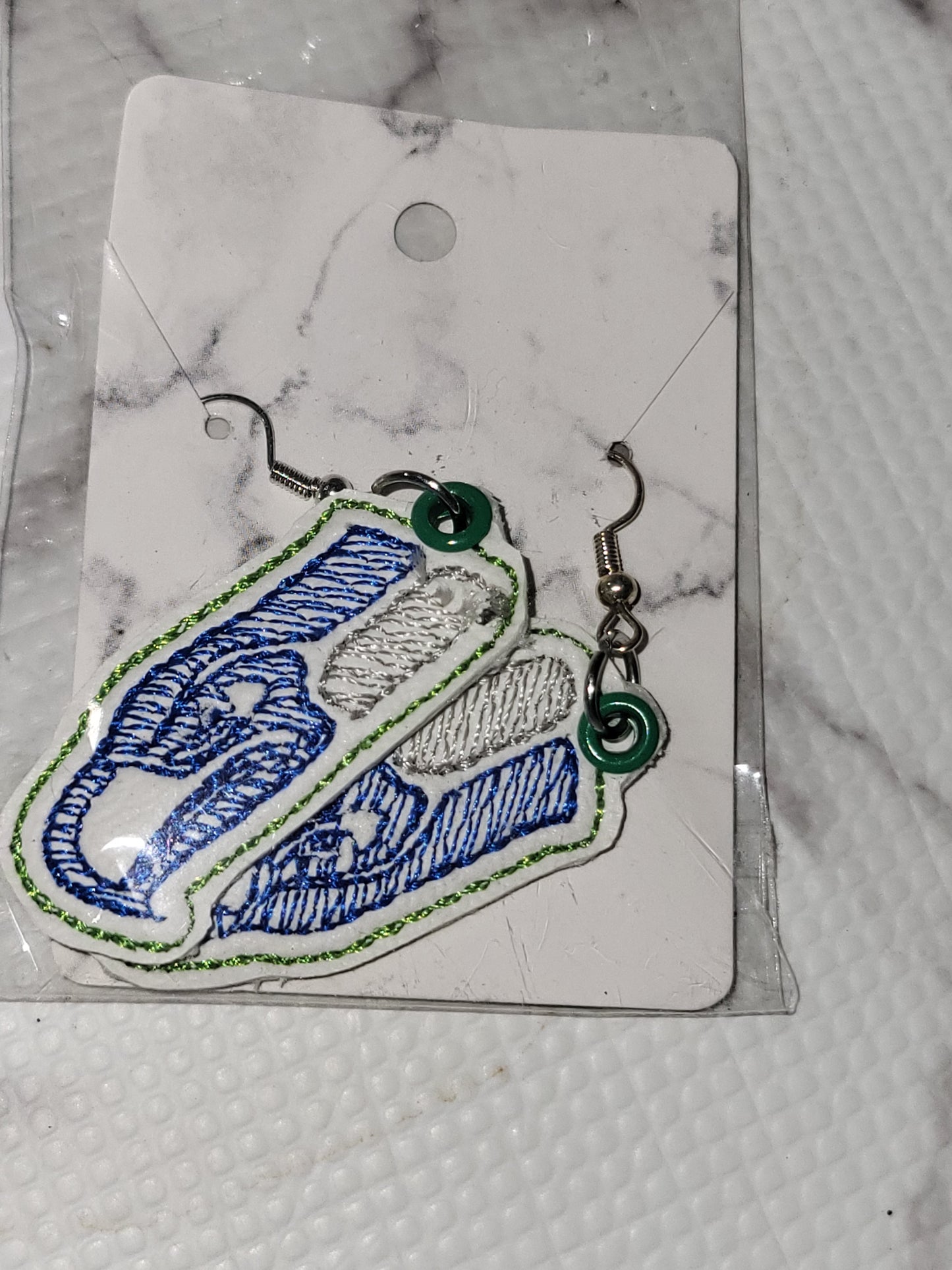 Seahawks Dangle Earrings