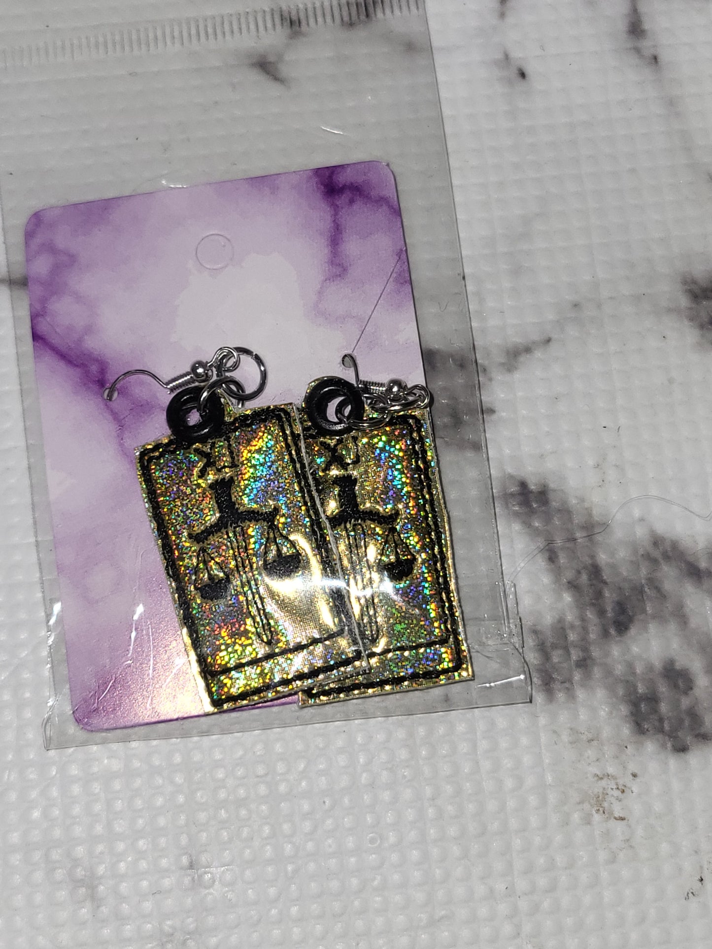 Tarot Card Earrings