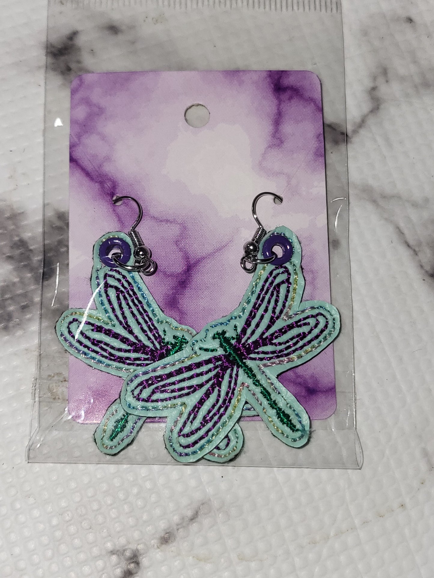 Dragonfly Dangle Earrings